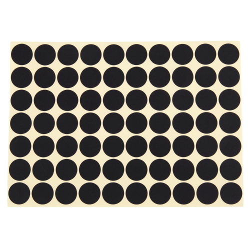10set 19mm Circles Round Code Stickers Self Adhesive Sticky Labels Bla 2