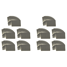 10set 19mm Circles Round Code Stickers Self Adhesive Sticky Labels Bla
