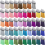 2000Pcs Keychain Tassels Bulk Colored Leather Tassel Pendants for DIY 4