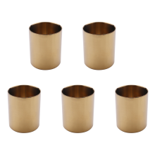 5X Gold Flower Vase Pen Holder Desktop Storage Container for House Off