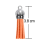 2000Pcs Keychain Tassels Bulk Colored Leather Tassel Pendants for DIY 5