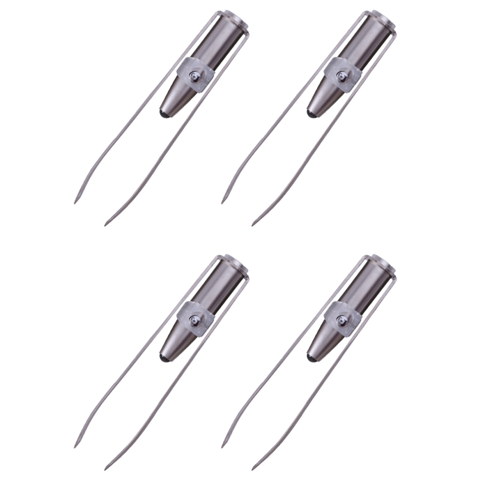 Torribaly 4X Stainless Steel Eyelashes Eyebrow Tweezer + Led Light