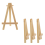 120Pcs 12.7cm Mini Wooden Display Stands, Easels, Table Top Suitable f 3