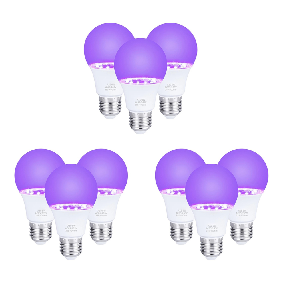 9Pcs 10W Ultraviolet UV Bulb Fluorescent Detection Lamp Black Light Bl-image-OPC-PJDJB8G-NEW