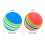 60 Pcs Golf BallsSoft Foam Garden Balls Practice Sponge Rainbow for In 5