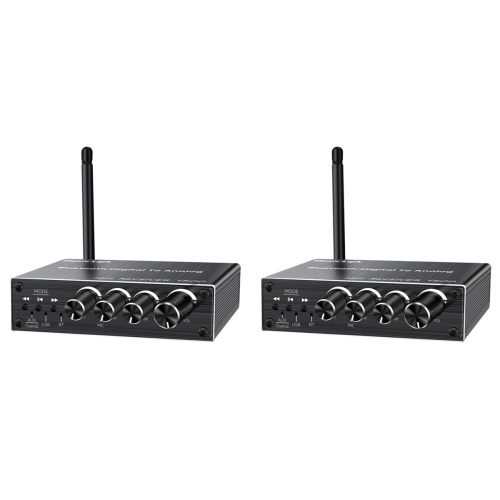 2X Προσαρμογέας δέκτη ήχου Bluetooth 5.3 Player U Disk Ενισχυτής μικροφώνου 1