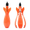 2X Karpfen Angeln Feeder Tragbare Kleine Spod Float Köder Halter Tackle Ac 5