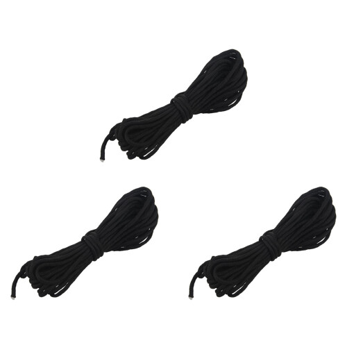 3X Paracord 550 Σχοινί Αλεξίπτωτου 7 Πυρήνων για Αναρρίχηση, Camping Buck