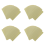 60pcs Crystal Clear Round Stickers 19mm Stick Adhesive Seal Label 2