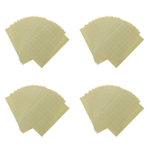 60pcs Crystal Clear Round Stickers 19mm Stick Adhesive Seal Label 1