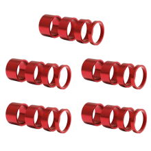 20 stuks 5/10/15/20 mm aluminiumlegering headset-stuurpen spacer 28,6 mm vorkwas