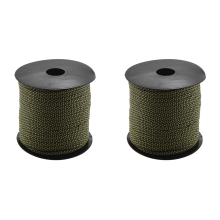 2X Camping Paracord 4mm 50 Meters 7 Strands Umbrella Rope for Outdoor