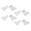 8Pcs Modern Iron Book Shelf Wall Bookshelf for Home Decoration Floatin 1
