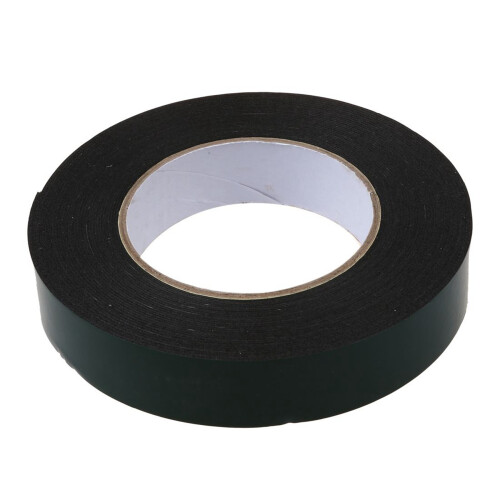 2X Black Super Strong Permanent Double Sided Self Adhesive Foam Car Tr 2