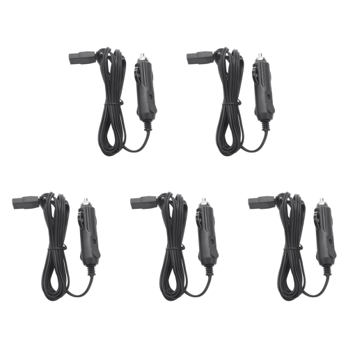 5pcs 2m 12V Replacement Car Cooler Box Fridge Lighter 2 Pin Charger Ca 1