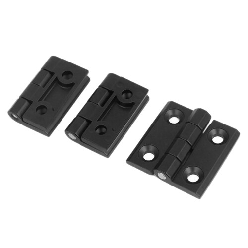 30 cerniere per ante di mobili in alluminio nero da 50 mm 2