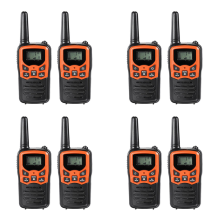 8 stuks draagbare walkietalkieradio met 22 kanalen, 10 km UHF 400-470 MHz