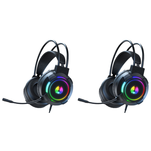 2X Gaming Headset 7.1 Stereo Surround Bass Computer Console with Micro