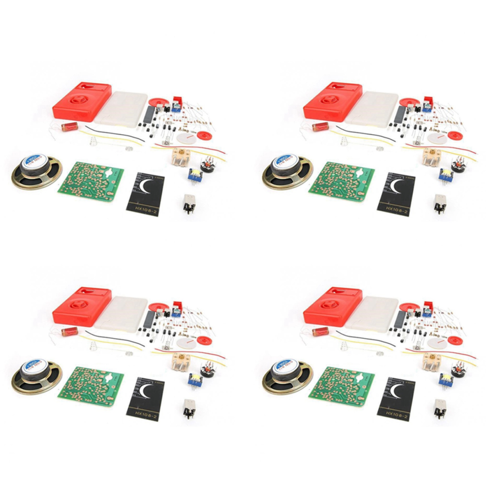 4 Set 7 Tube Am Radio Electronic Diy Kit Learning Hx108-2 Without Batt 4851780624711