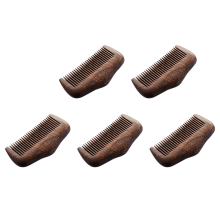 5X Pocket Comb Sandalwood Super Narrow Dent Wood Combs Static Lice Bea