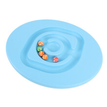 Kinder Blauer Eierförmiger Sinneswahrnehmungs-Balance-Wackelbrett 46x36cm