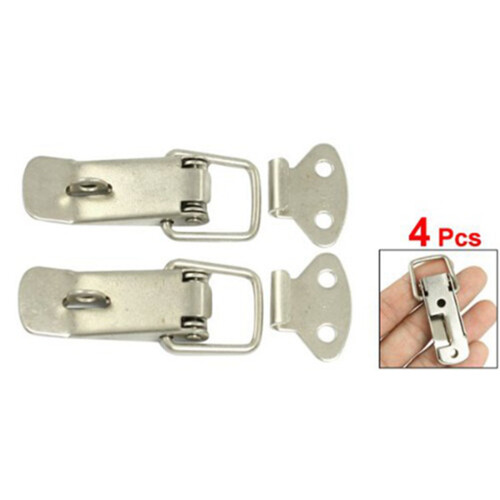 8 Pcs Hardware Cabinet Boxes Spring Loaded Latch Catch Toggle Hasp 2