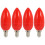 4X LED Candle Light Bulbs Red Fortune Lamp God Lights Energy Saving Li 1