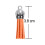 500Pcs Keychain Tassels Bulk Colored Leather Tassel Pendants for DIY a 7