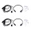 2X Throat Microphone Vibration Headset Earpiece for Two Way Radio Uv-5 1
