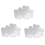 75 Clear Plastic Sewing Machine Bobbins Fits Singer 3