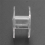 75 Clear Plastic Sewing Machine Bobbins Fits Singer 10