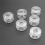 75 Clear Plastic Sewing Machine Bobbins Fits Singer 6