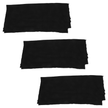 3X Speaker Grill Cloth Stereo Gille Fabric Radio Mesh 1.7Mx0.5M Black