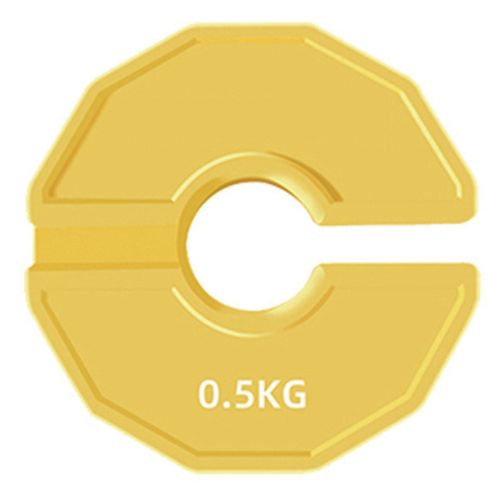 Lot de 4 plaques de micro-type pour haltères, poids fractionné, en caoutchouc 2