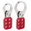 Σετ κλειδώματος 4X Lockout Tagout - Θήκη λουκέτου Camlock Safet με ετικέτα κλειδώματος 6