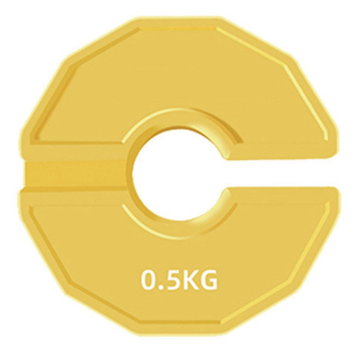Lot de 2 plaques de micro-type pour haltères, poids fractionné, en caoutchouc 2