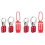 Σετ κλειδώματος 4X Lockout Tagout - Θήκη λουκέτου Camlock Safet με ετικέτα κλειδώματος 1