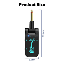2X 2.4G WS-4 Ασύρματος Δέκτης Πομπού για Ηλεκτρική Κιθάρα