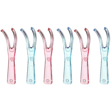 Lot de 6 porte-fils dentaires pour soins buccaux et nettoyage interdentaire