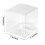 200Pcs Clear Plastic Boxes for Gifts Pvc Packing Box Gift Packaging Tr 5