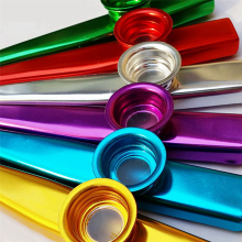54 stuks metalen kazoo muziekinstrumenten fluiten met diafragma's
