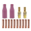 28Pcs MB-15AK Welding Torch Consumables 0.8mm Contact Tips Gas Ceramic 3