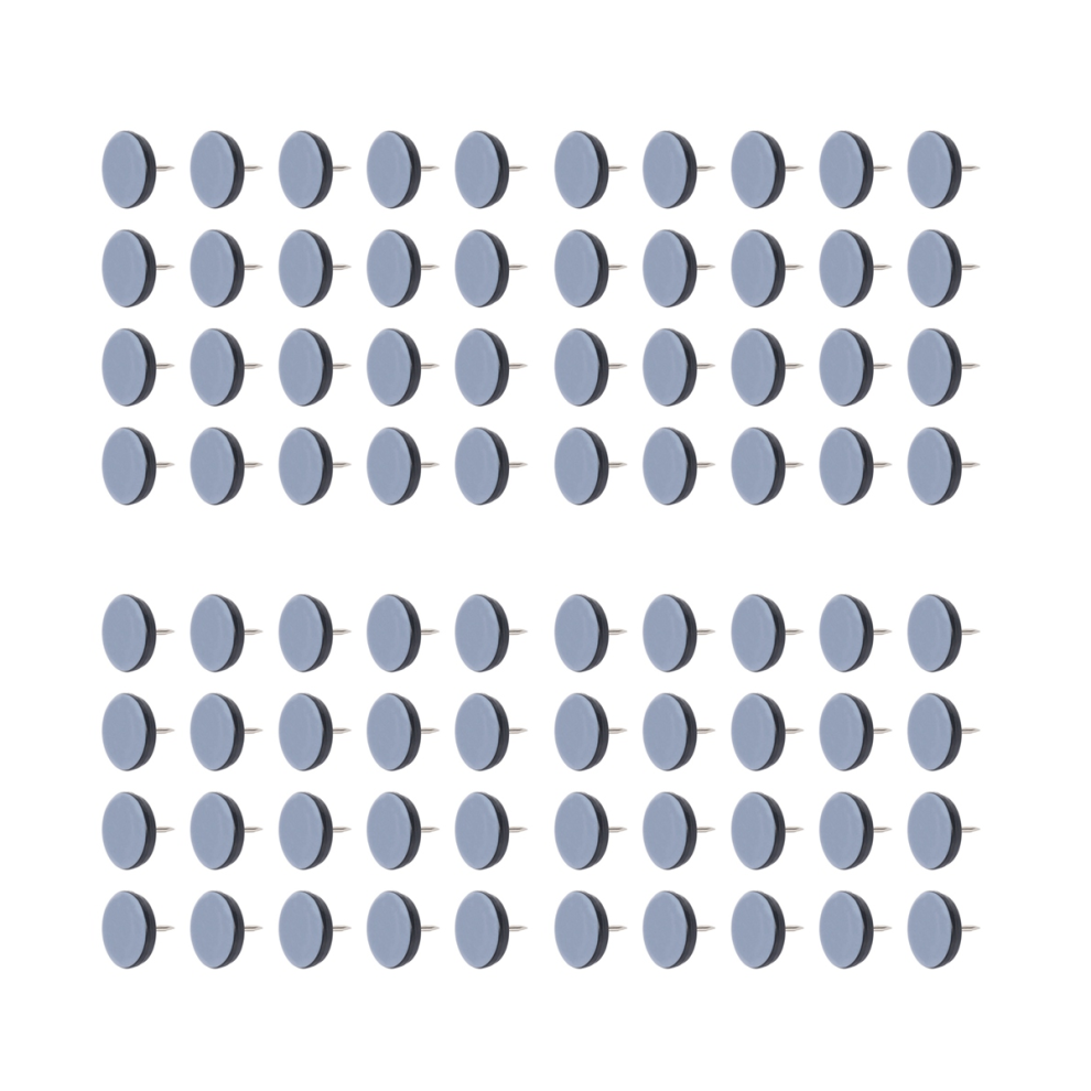 80Pcs 25Mm Chair Gliders Furniture Sliders Ptfe Easy Moving Pads Round 4851780636257