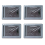 4X Vintage Lockable Secure Mail Letter Post Box Mailbox for Home Garde 1