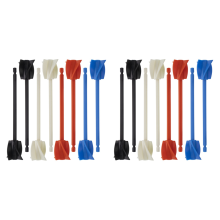 16Pcs Resin Mixer Paddles, Epoxy Attachment for Powerful Mixing, Reusa