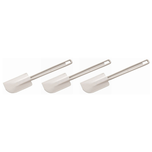 3X Rubber Ended Spatula 16in 405mm Kitchen Baking Mixing Turner Utensi