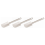 3X Rubber Ended Spatula 16in 405mm Kitchen Baking Mixing Turner Utensi 2