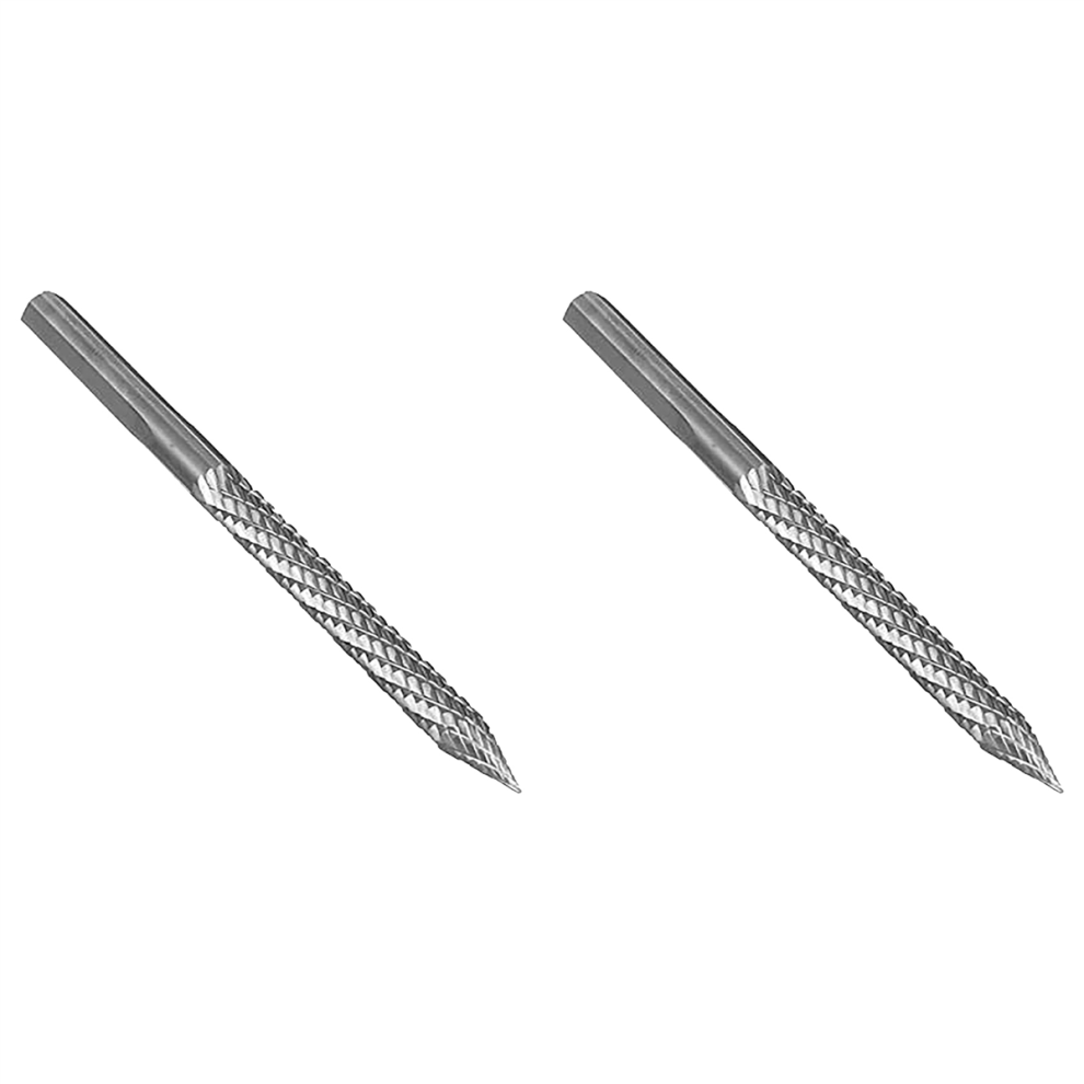 2Pc 1/4In 6Mm High Carbide Steel Burr Bits Tire Reamers Cutters Rotary 4851780635113