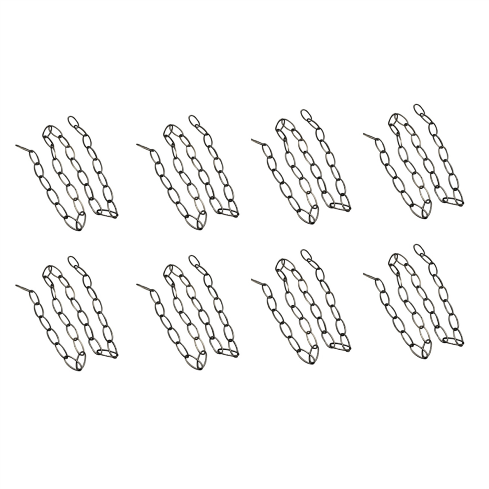 8Pcs 1M Heavy Duty Chain For Vintage Chandelier Hanging Lamp,Pearl Bla 4851780635434