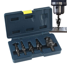 Stufenbohrer Fuer Metall HSS Step Drill Bit For Aluminum Stainless Steel Plastic And Wood Blue